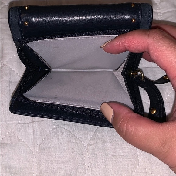 Cole Haan leather wallet Navy Blue - Picture 5 of 5